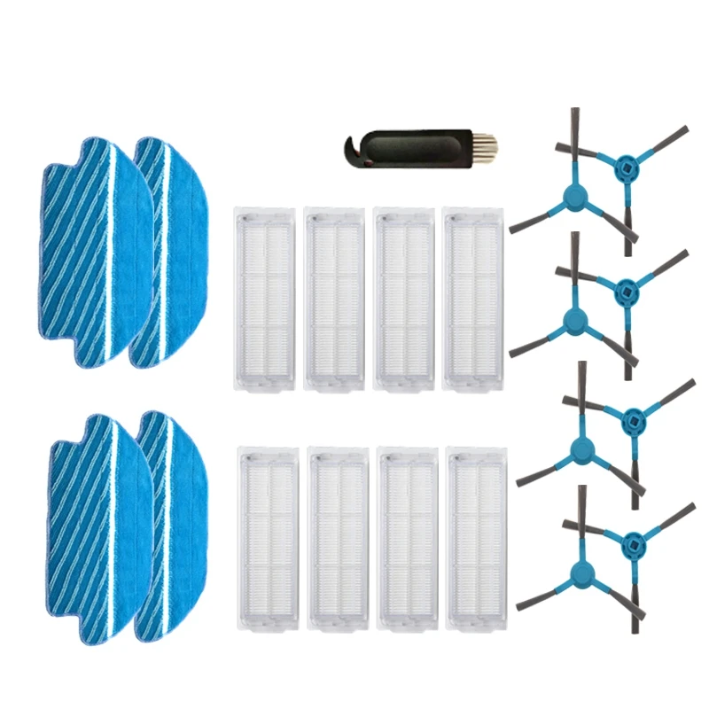 

Боковая щетка, Hepa фильтр для Conga 3490 3290, тряпки для пылесоса, тряпки для швабры для Xiaomi Mijia STYJ02YM, запчасти, аксессуары