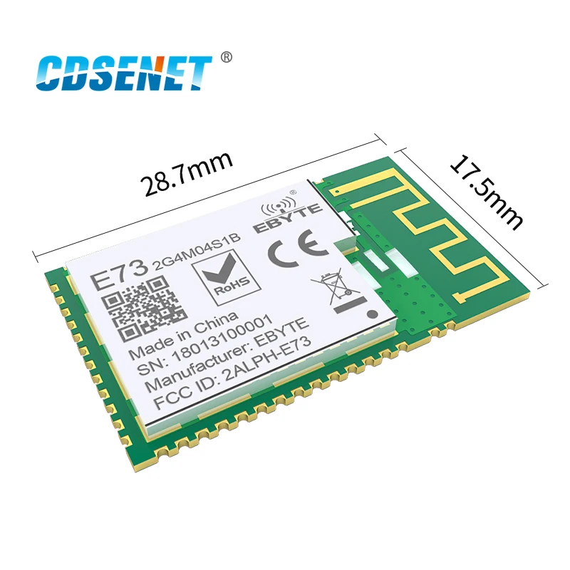 10pc/lot E73-2G4M04S1B nRF52832 2.4GHz Transceiver Wireless rf Module  Ble 5.0 Receiver transmitter Bluetooth Module
