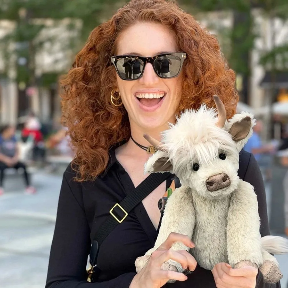 Для детей подарки длинношерстная кукла бык фигурка игрушки имитация горной