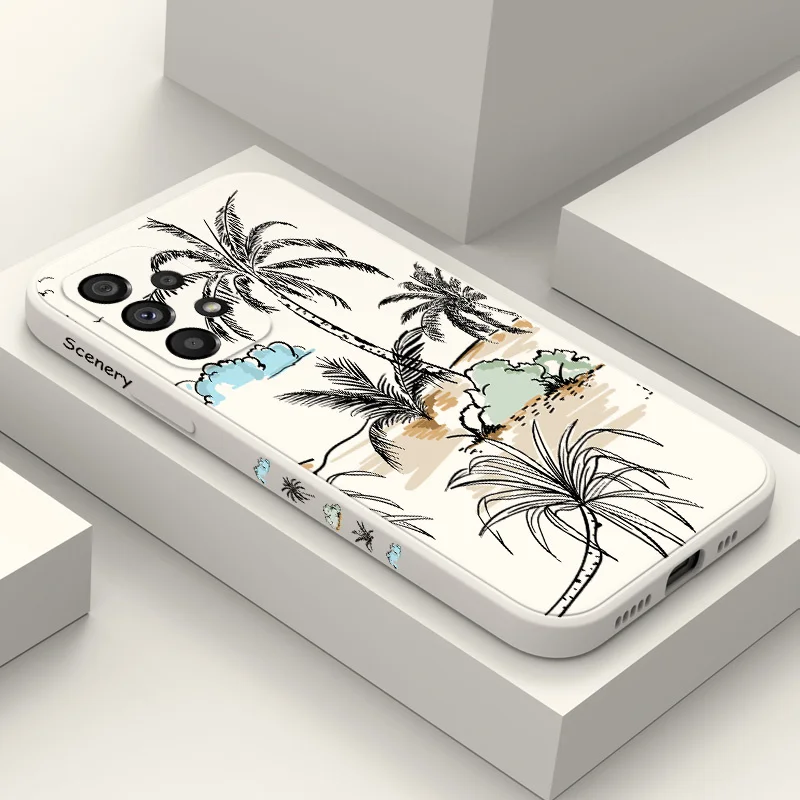 

Coconut Grove Phone Case For Samsung A73 A53 A33 A23 A13 A03 A03S A04 A04S A72 A52 A52S A32 A22 A12 A02S A02 A71 A51 4G 5G