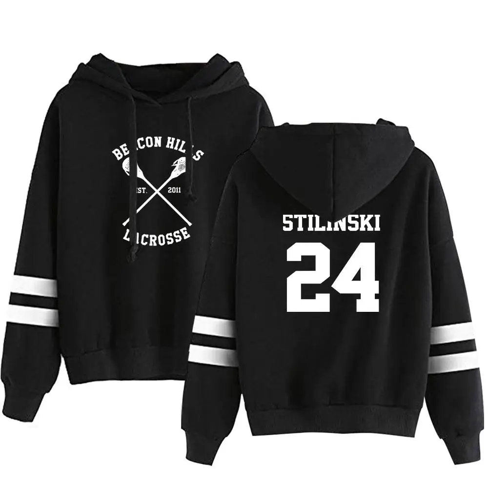 

Teen Wolf Hoodie Beacon Hills Stilinski 24 Lahey Mccall Pullover Tv Show Hooded Sweatshirt Hip Hop Hoodies Streetwear Coat Tops