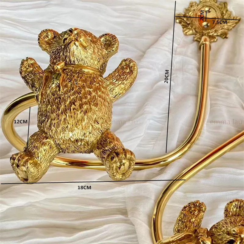 1 пара крючков для занавесок окон полностью медные золотистые металлические