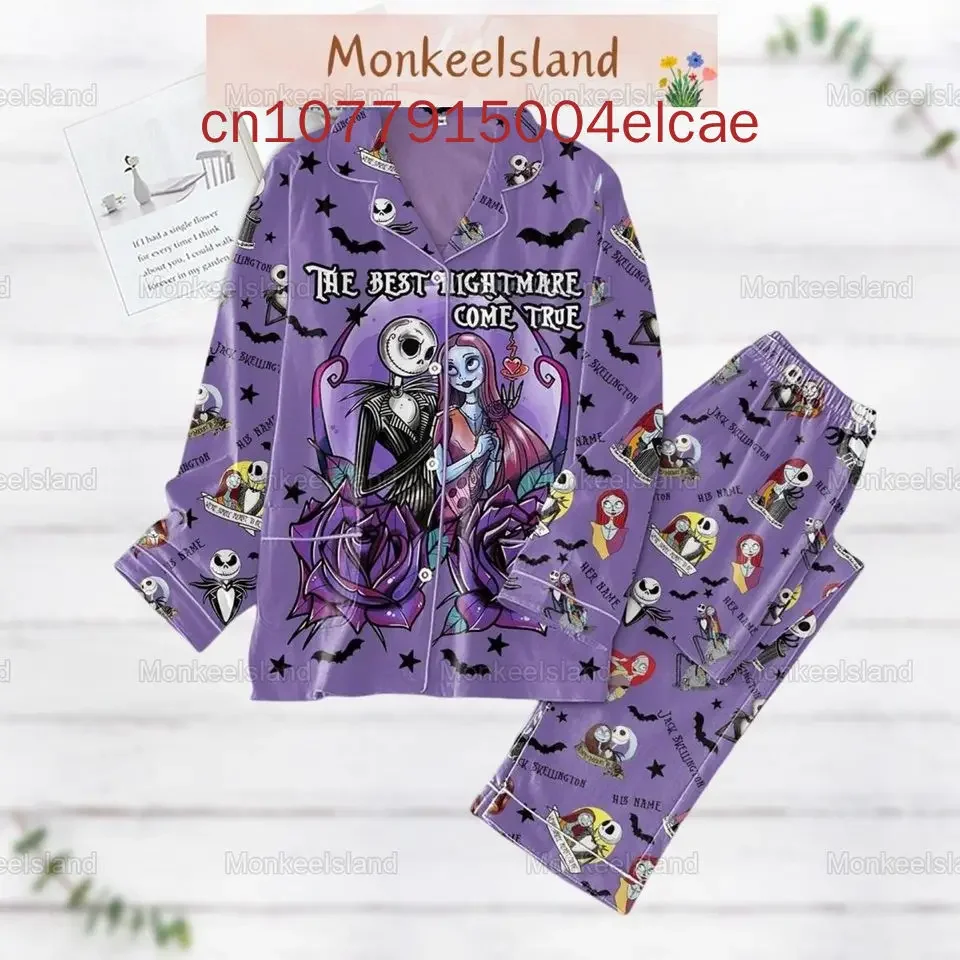 Пижамный комплект Кошмар перед Рождеством Джека Скеллингтона повседневная