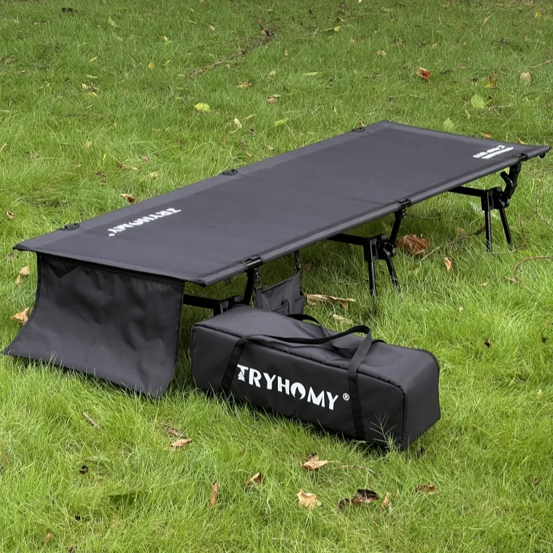 Уличная складная кровать для кемпинга из алюминиевого сплава оксфордская