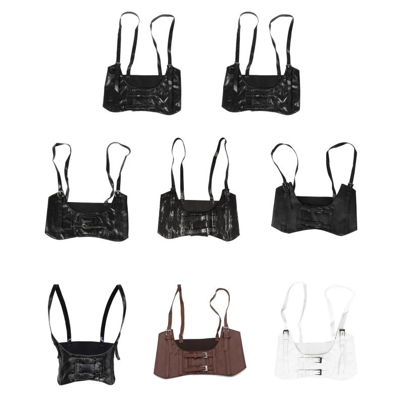 

573B Corset Wide Punk Style Cummerbunds Strap Belt for Women Masquerade Party Dress