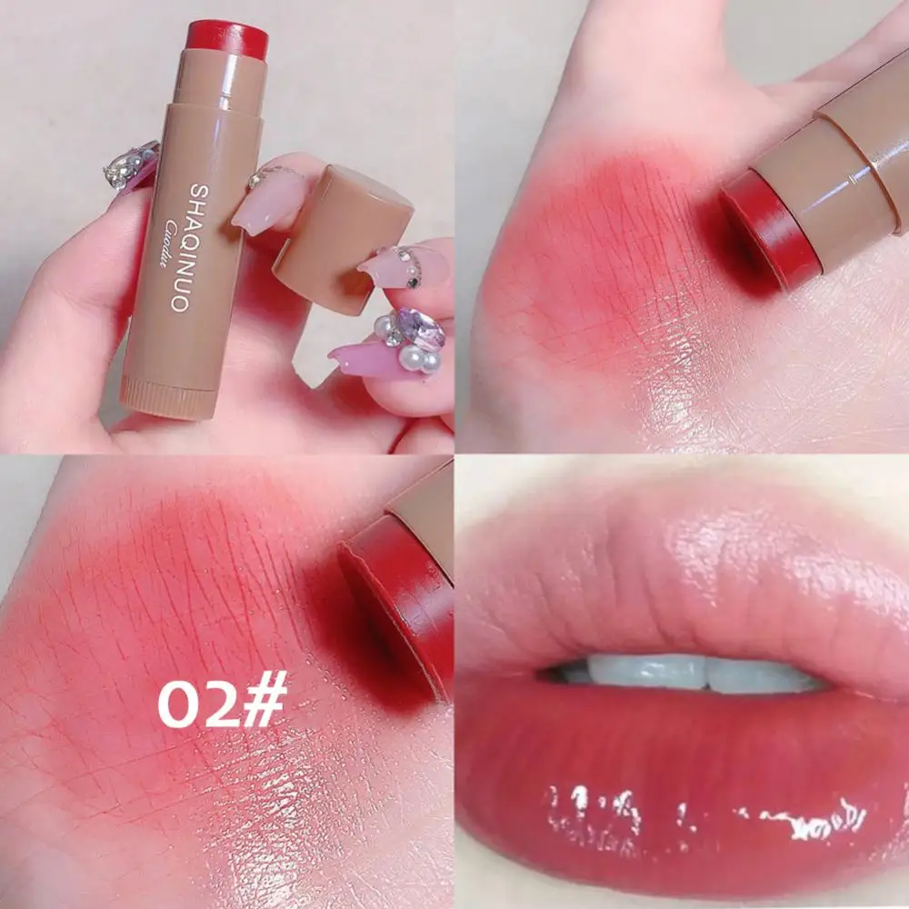 

Tinted Moisturizing Lipstick Long Lasting Smooth Anti-Dry Not Greasy Texture Fine Lip Balm Student Party Makeup Beauty Cosmetics