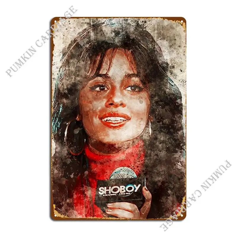 

Camila Cabello Metal Sign Printing Decoration Personalized Cinema Tin Sign Poster