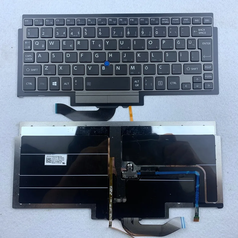 Турецкая Клавиатура для ноутбука с подсветкой для Toshiba Portege Z10T-A TR Z15T-A G83C000DR3 макет