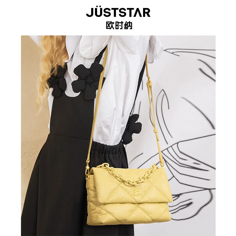 

Брендовый качественный роскошный подлинный высокое Ossina 2023 Новый большой емкости портативный милый крутой дизайн на одно плечо Диагональны...