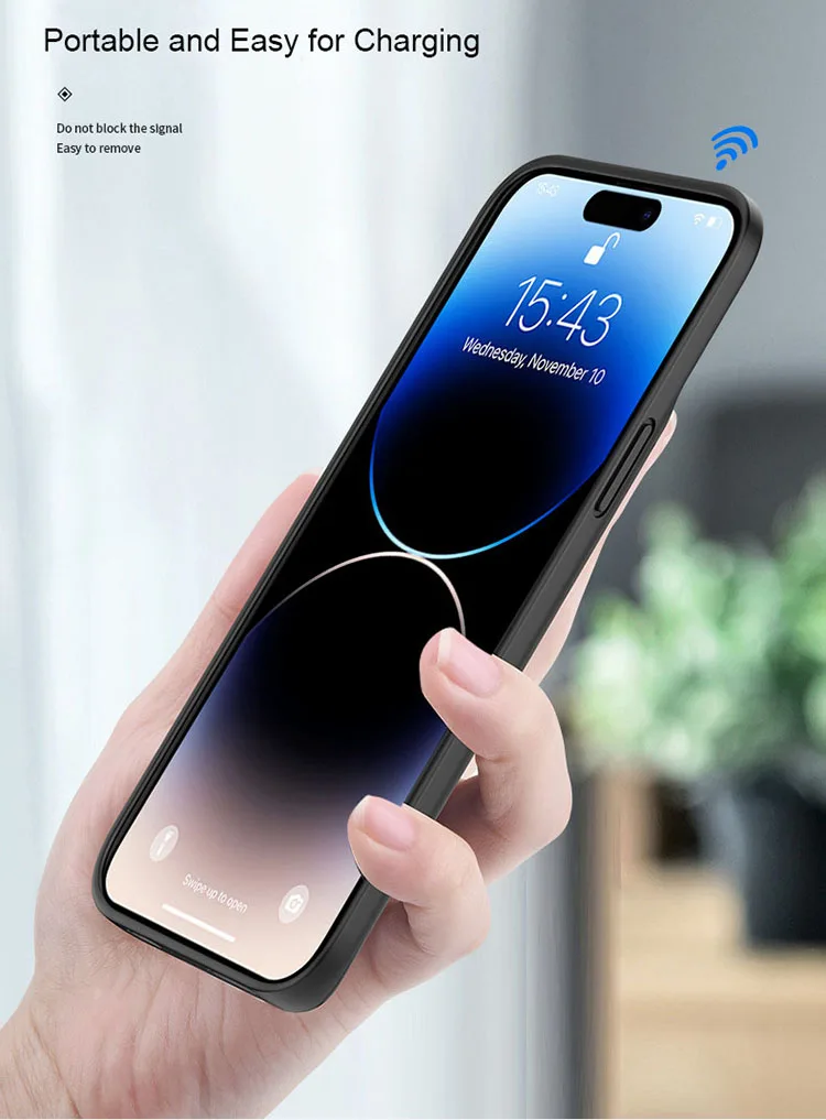 6800 мАч Портативные внешние чехлы для зарядного устройства iPhone 6 6s 7 8 SE 2020 Чехол