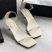 jennydave sandals women england style elegant office lady sheep heel shoes woman fashion stiletto party summer sandals shoes