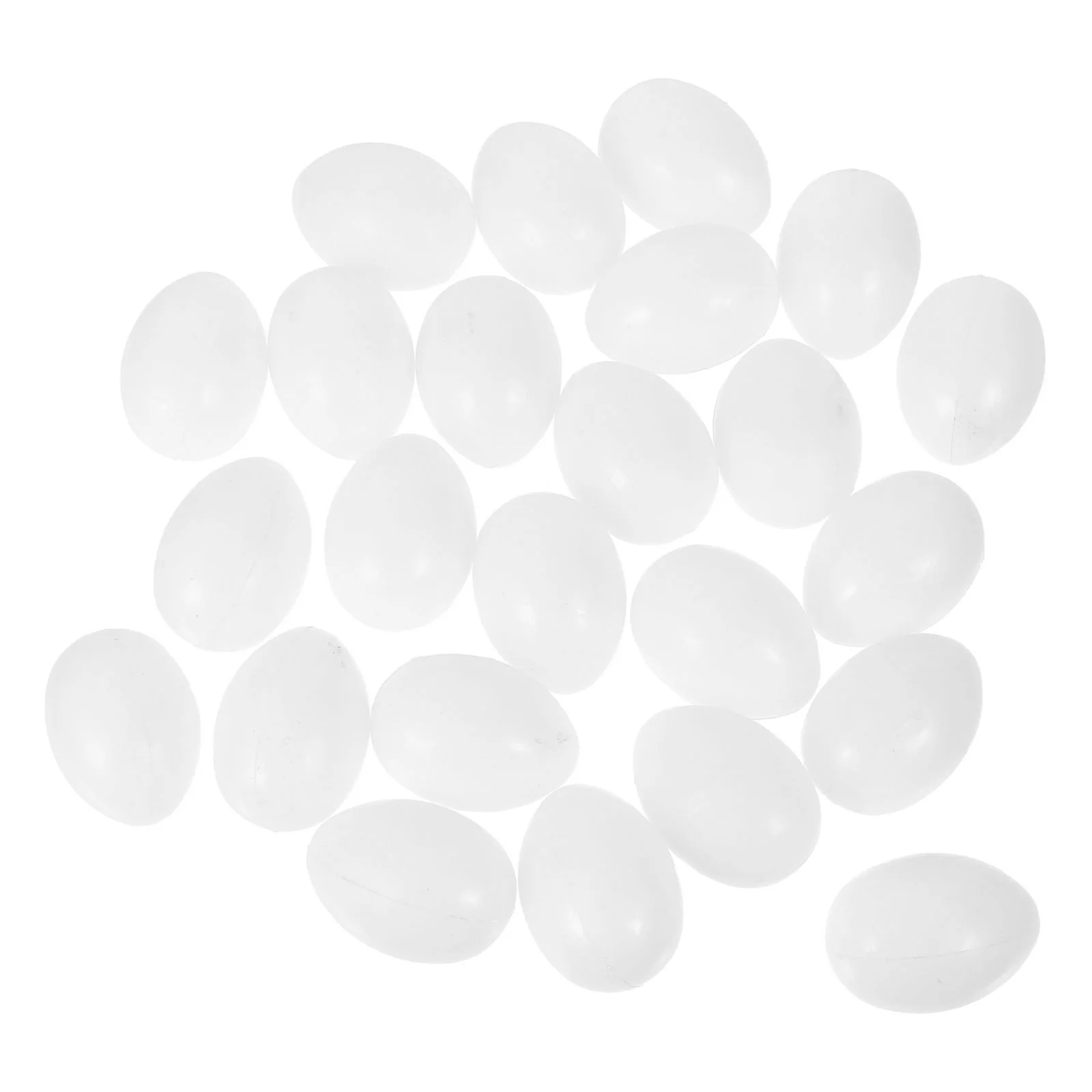 

30 Pcs Childrens Party Bag Fillers Simulated Pigeon Eggs Plastic Fake Bird White Solid Accessories