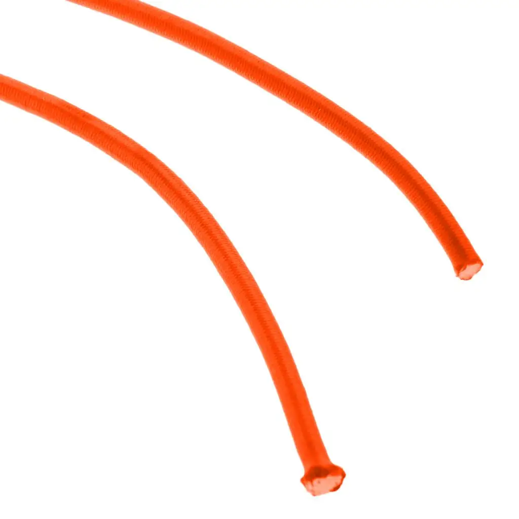 Эластичная веревка-банджи 5x4 мм морской шнур веревка для крыши 2 м оранжевая