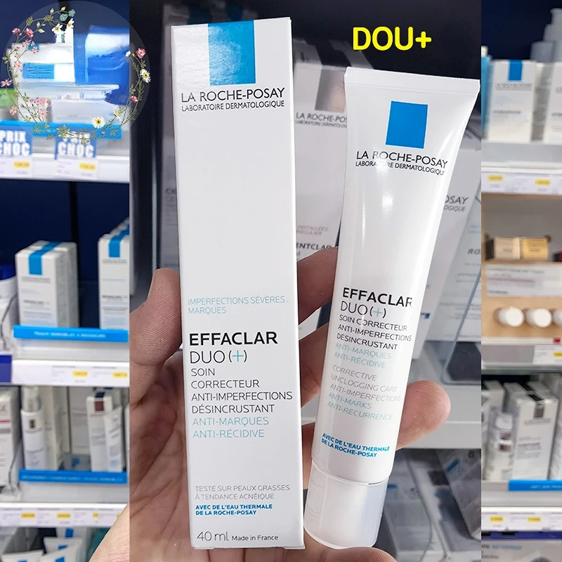 

Гель La Roche-Posay Effaclar Duo/K + для лечения акне на лице, восстанавливающий крем В5, средство для удаления пятен, женское лечение, красота, здоровье 40 мл