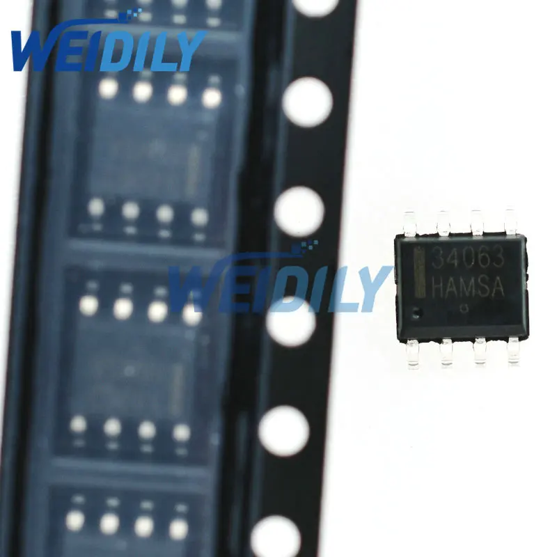 10PCS MC34063 MC34063A 34063 SOP-8 Power Chip SMD IC New | Электронные компоненты и принадлежности