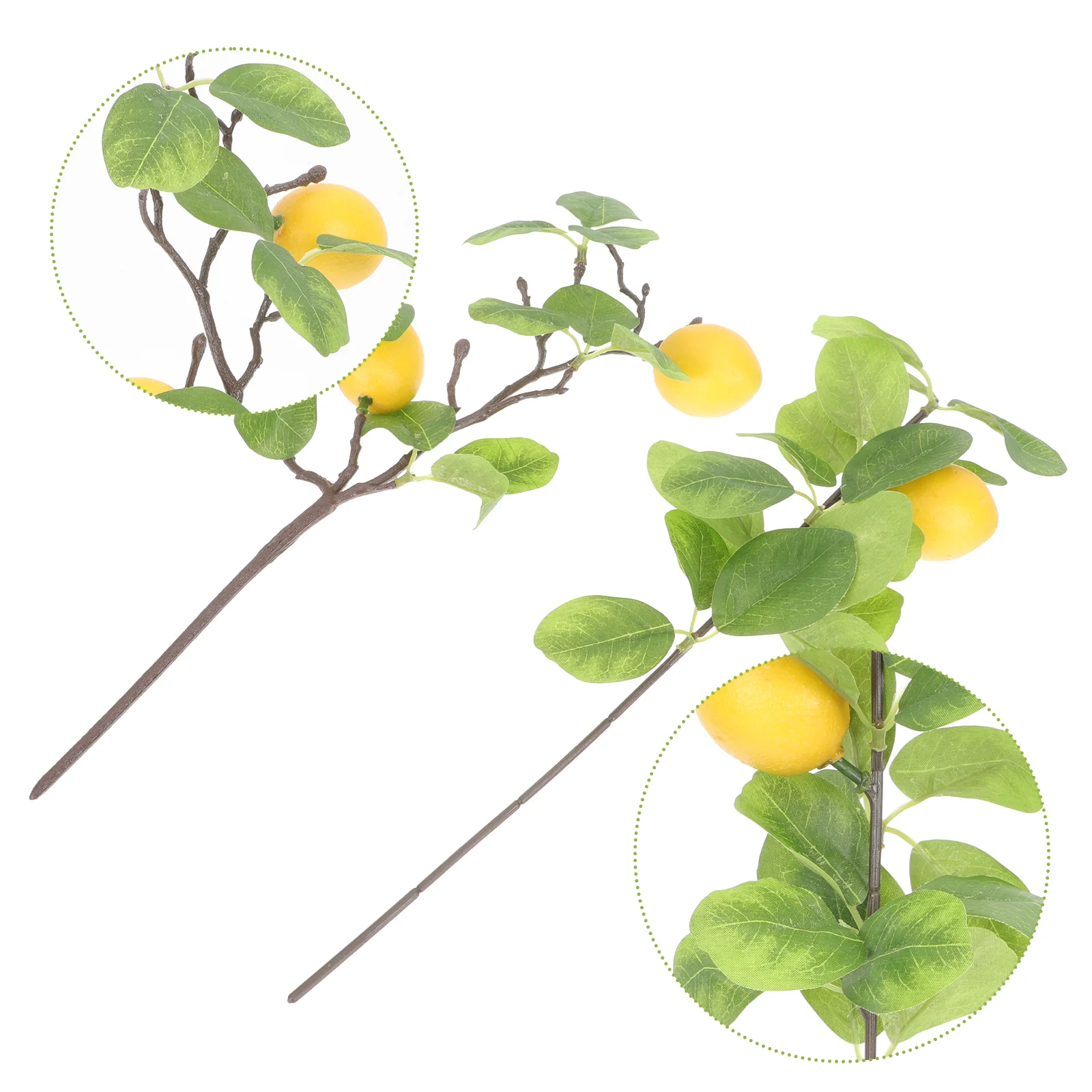 

Lemon Flower Artificial Fake Party Decoration Lemons Tree Stems Fruit Vase Faux Yellowpicks Festivalwedding Branches Centerpiece