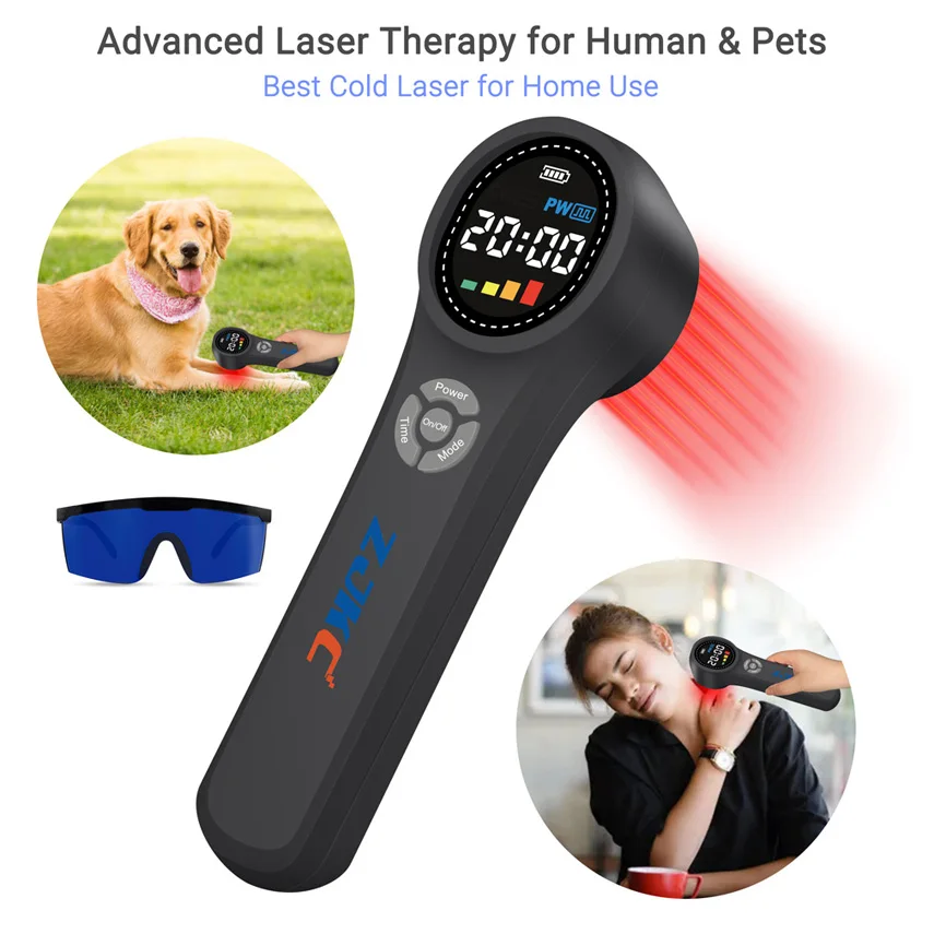 ZJKC 1760 МВт нм импульсная фототерапия холодный лазер устройство для лечения