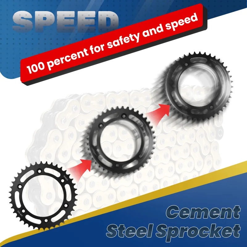 Звездочка Chain520 40/42/45/46/48/50/51/52T для Husqvarna 701 150 251 250TC TE FC FE 300 TX 350 450 FX FS FR 501FE