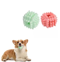 dog training ball toys rubber dog ball interactive food hiding toy dog bite toy tooth cleaning for small medium and large dog