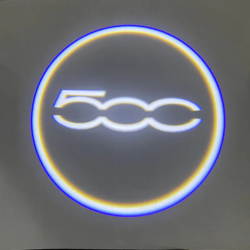 

Led Car Door Welcome Light Luces Projector Logo Laser Lamp For Fiat 500 Abarth Punto Bravo Car Accessories Decoration