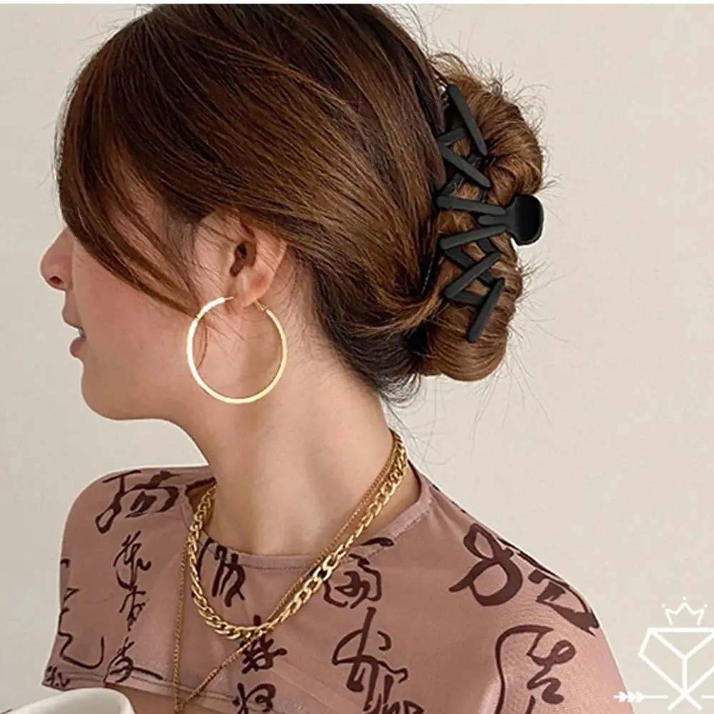 

Элегантная акриловая Складная регулируемая телескопическая заколка для волос для девочек Корейский стиль заколка для волос женская закол...