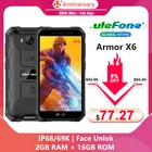 Смартфон Ulefone Armor X6, 2 + 16 ГБ, MT6580, Android 9,0, 4000 мАч, глобальная сеть, мобильный телефон
