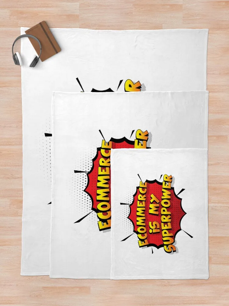 Электронная коммерция - моя суперсила забавный дизайн подарочное одеяло для