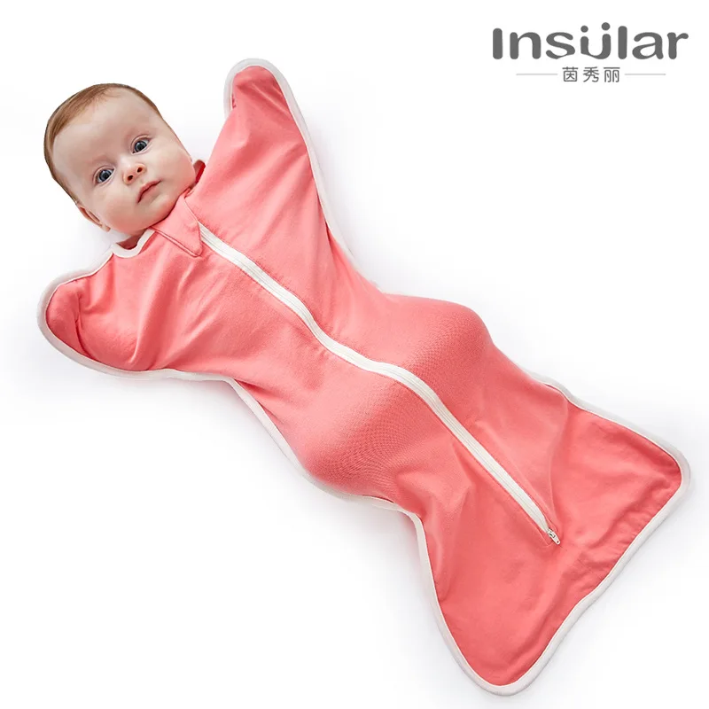 

Baby Cotton Comforter Blanket Swaddling Towel 0-3-6 Months Anti Shock Combed Organic Cotton Baby Blanket Sleeping Bag