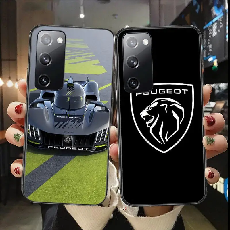 

New Car Peugeots Luxury Phone Case For Samsung Galaxy S23 S21 S10 S30 S20 S22 S8 S9 S30 Pro Plus Ultra Fe Design Fashion Covers