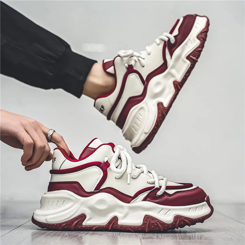 Кроссовки мужские на толстой подошве винтажные повседневные модная уличная