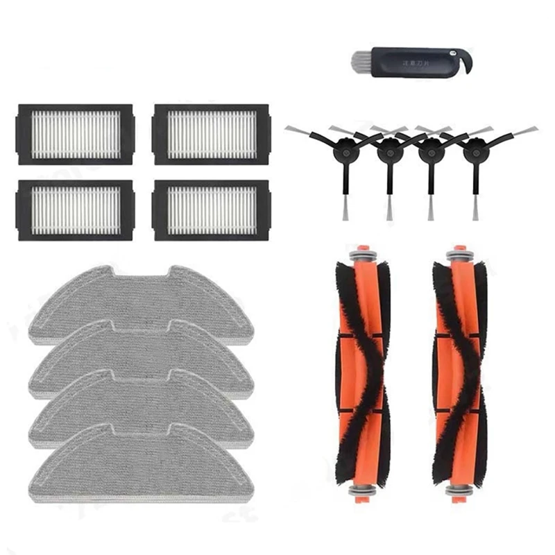 

Main/Side Brush Hepa Filter Mop Cloth Parts For Xiaomi Mijia Robot Vacuum-Mop Pro / 2 Pro / MJSTS1 Vacuum Cleaner Replacement