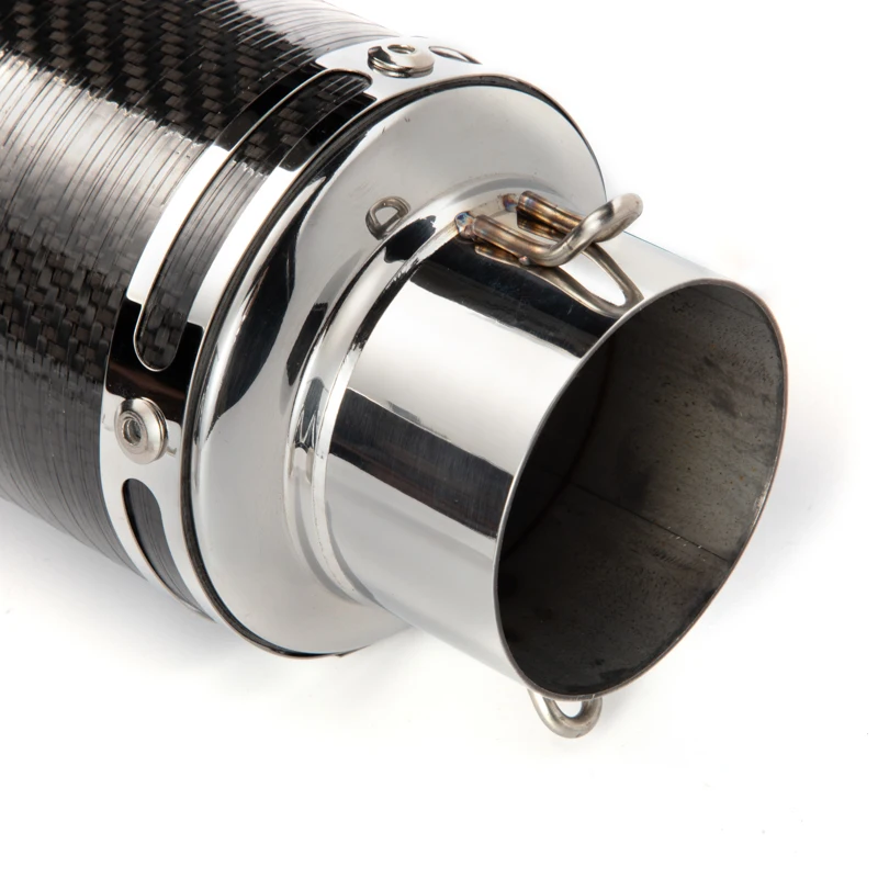 Универсальный глушитель для выхлопных газов мотоцикла 51 мм 60 из углеродного