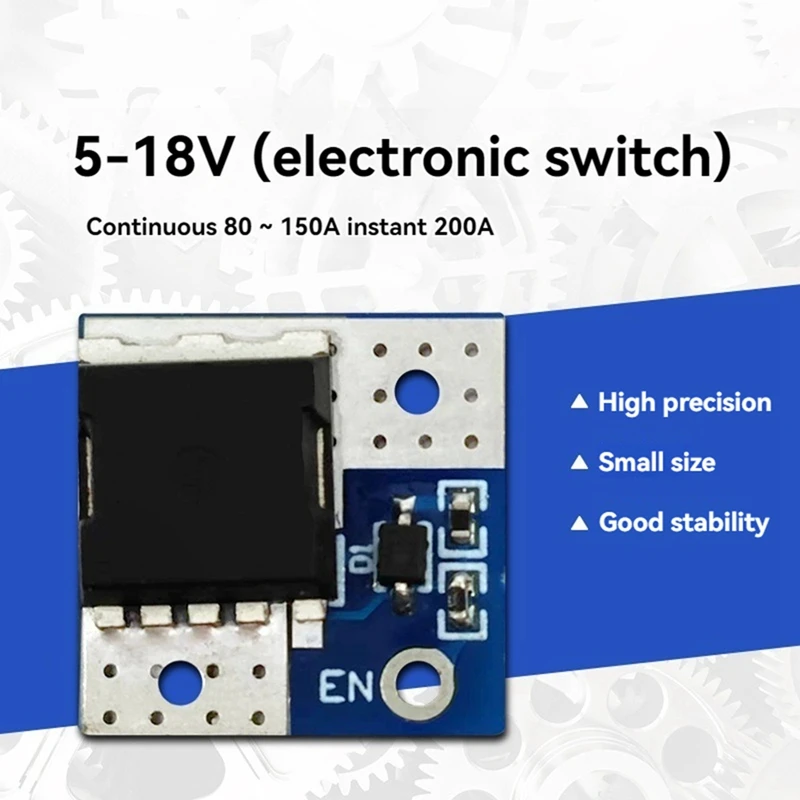 5-18V Mini High Power MOS Trigger Switch Drive Module 200A Max FET PWM Regulated Electronic Control Board