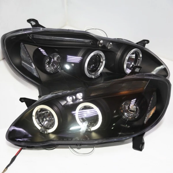 

2001-2006 year For TOYOTA Corolla Altis headlight LED Angel Eyes head lamp JY