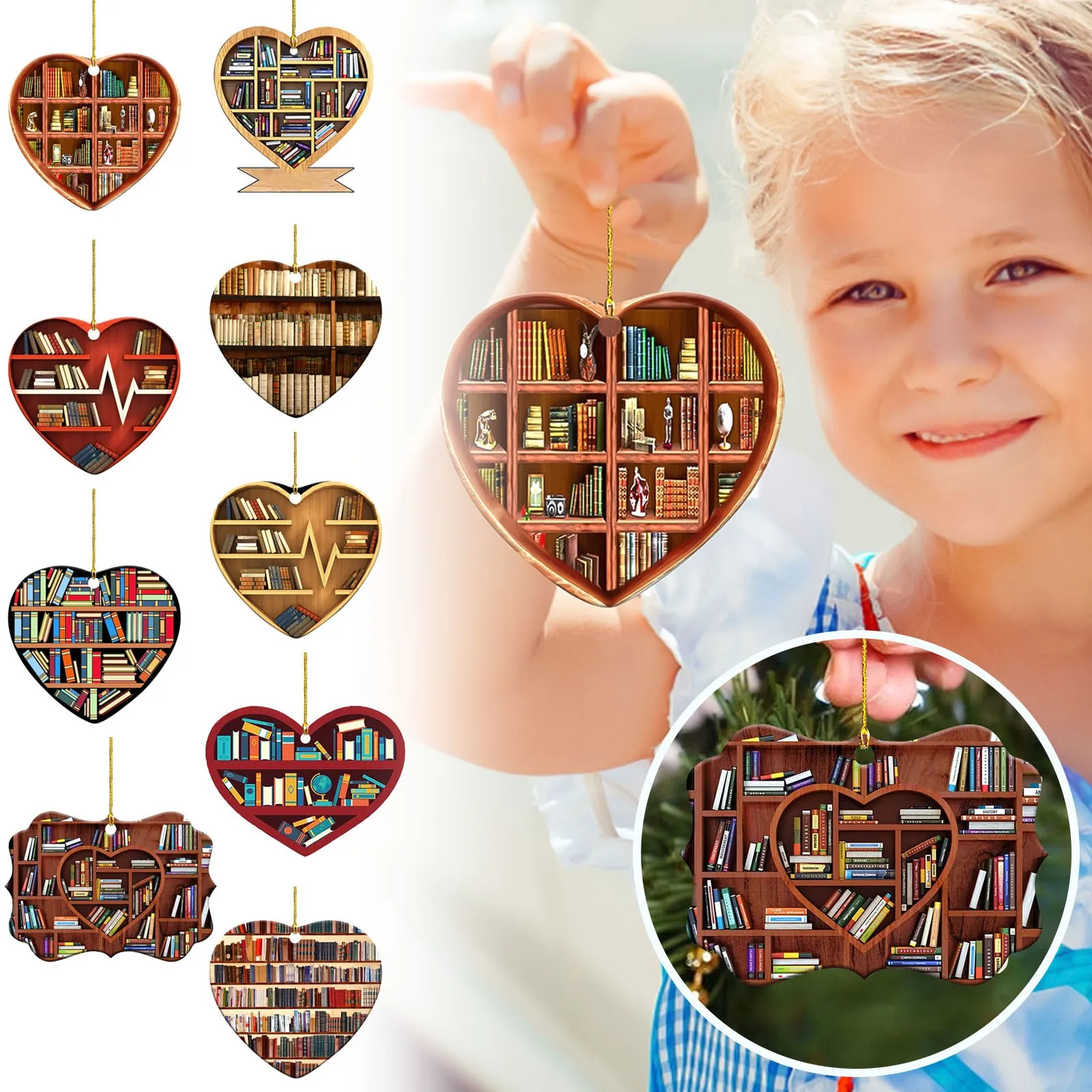 

Christmas Decoration Fun Acrylic Pendant With Lanyard Christmas Tree Wall Decor For Home Garden Decorations Wall Art Hanging