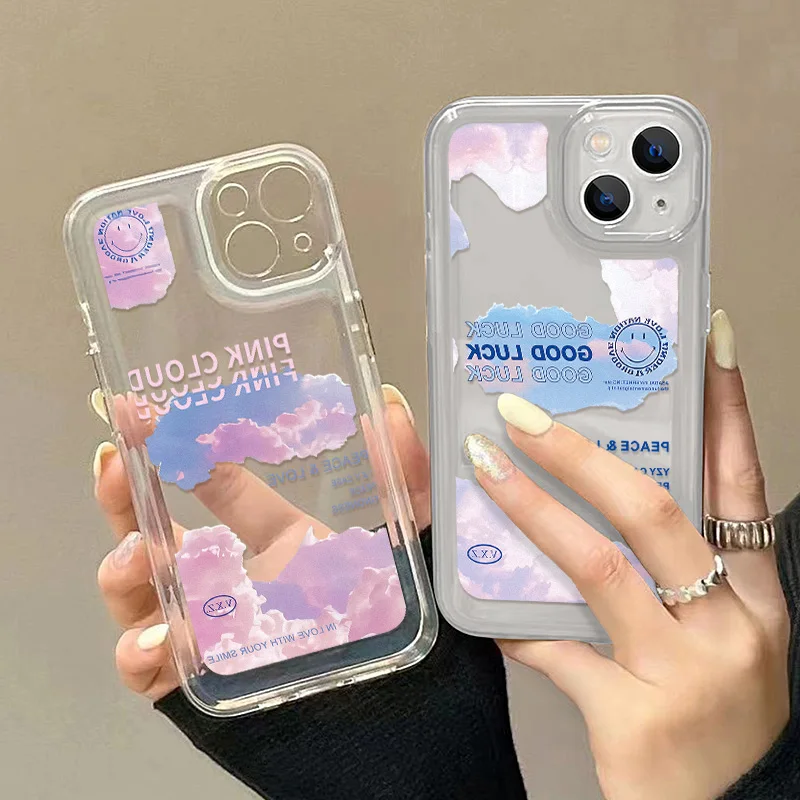 Case For iPhone 11 Cosue iphone 14 13 12 11 Pro Max Case Clear Space Funda iPhone XR 7 8 Plus X XS SE 2022 2020 Soft Back Covers