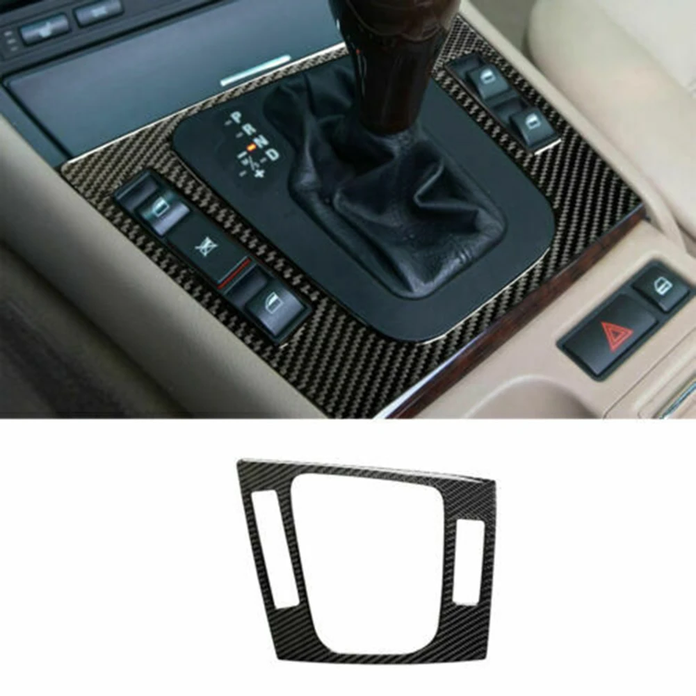 

Panel Cover Inner Gear Shift Fiber For BMW Gear Inner Panel E46 Parts Replacement Shift Trim Accessories Carbon