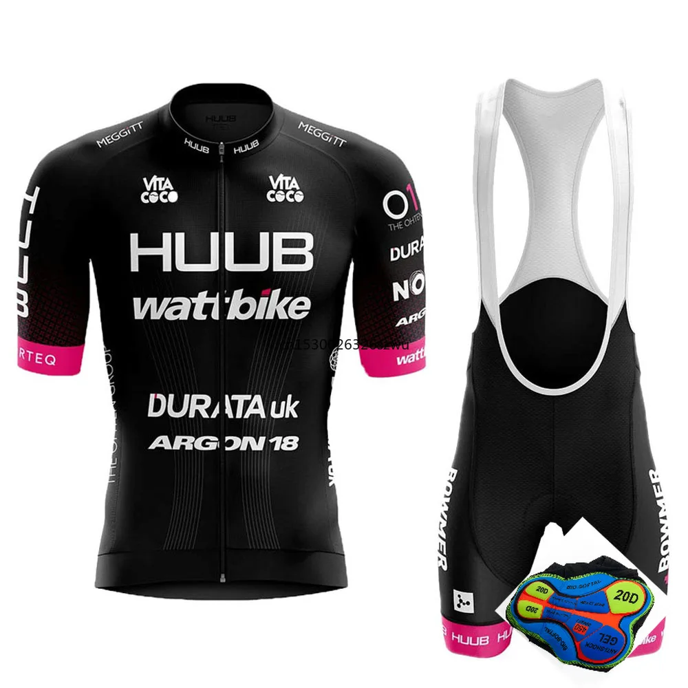

Мужской велосипедный костюм HUUB, черный костюм для велоспорта, одежда для горного велосипеда, 2022