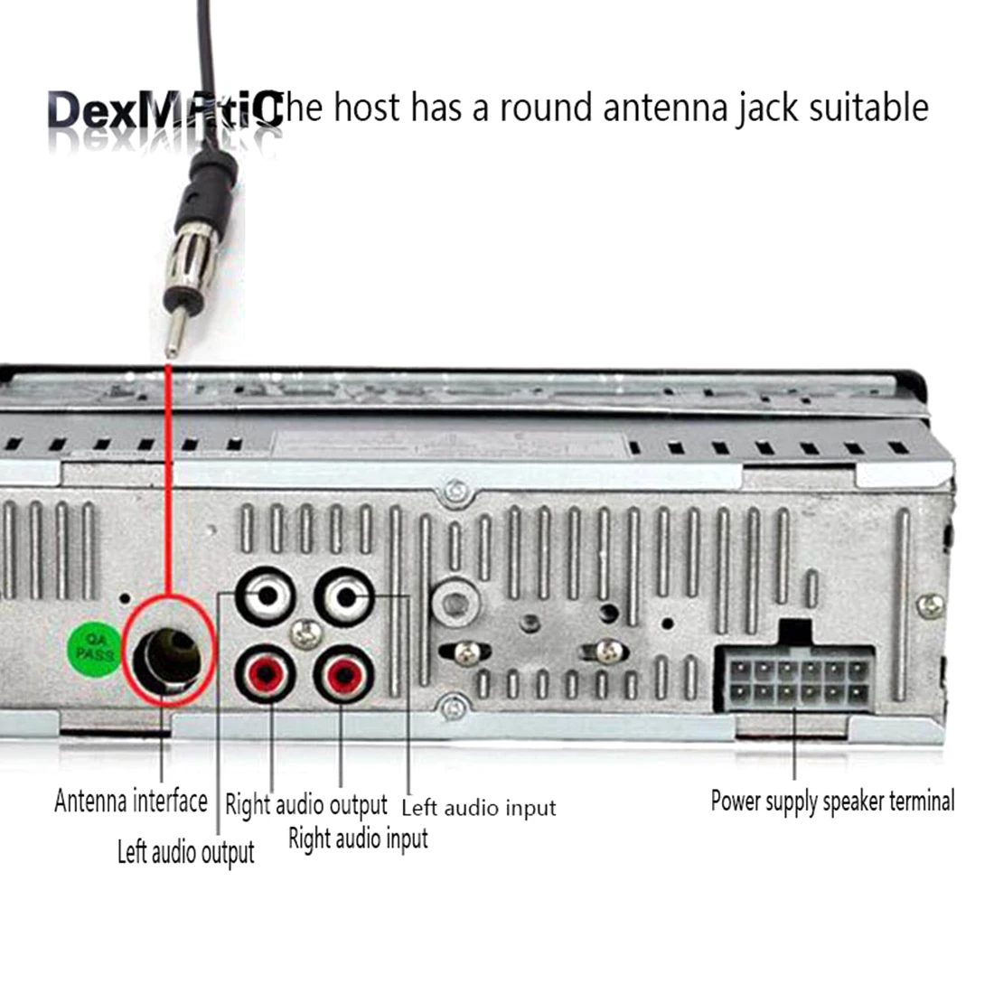 Универсальная автомобильная антенна AM/FM с магнитным основанием удлинительным