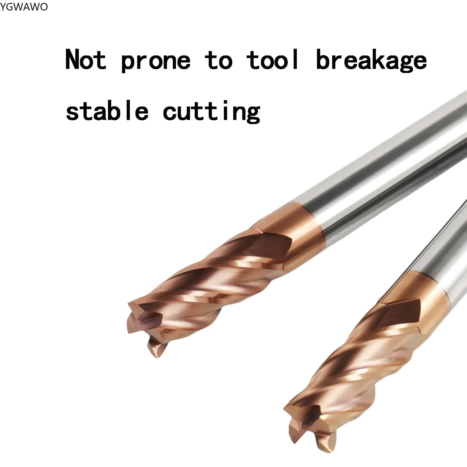 Концевая фреза HRC55 ° с 4 канавками TCT 1/2/3/4/5/6/8/10/12/14/16/18/20 мм металлическое