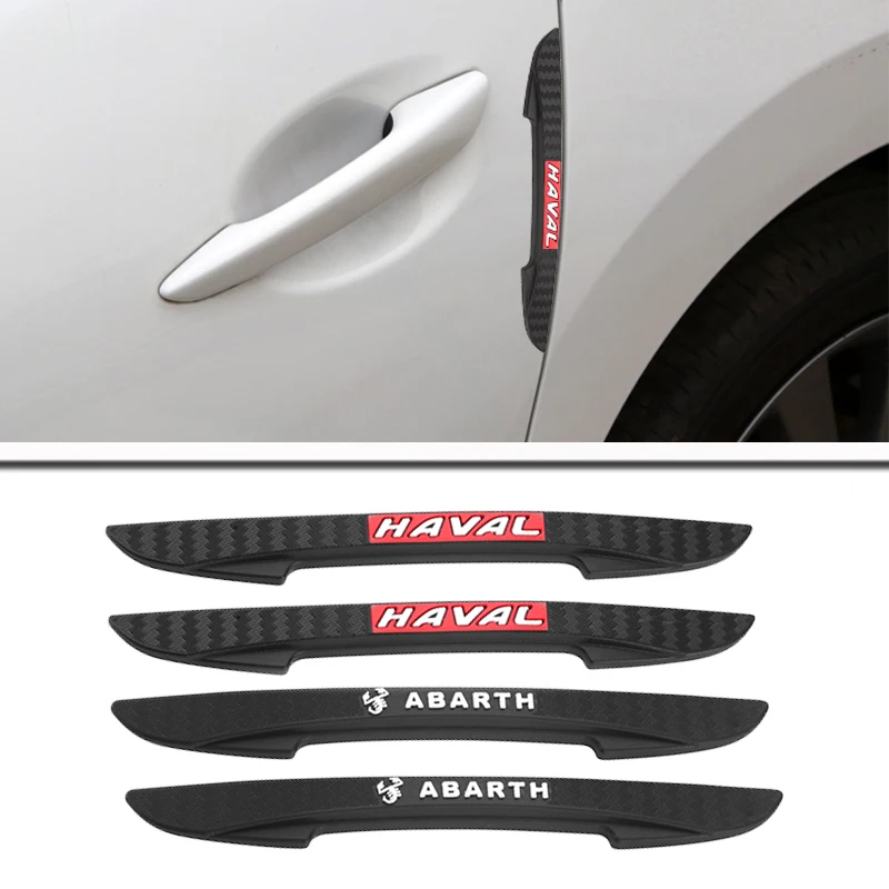 

4pc Car Rubber Bumper Side Door Edge Protection Sticker for Renault Clio Megane 3 Trafic 2 Captur Sport Sandero Car Accessories