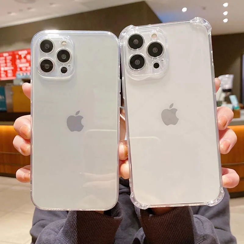 

Simple Transparent Cases For Honor X8A Soft TPU High Transparency Four Corners Shockproof Clear Cover For HONOR X9A X7A 80GT