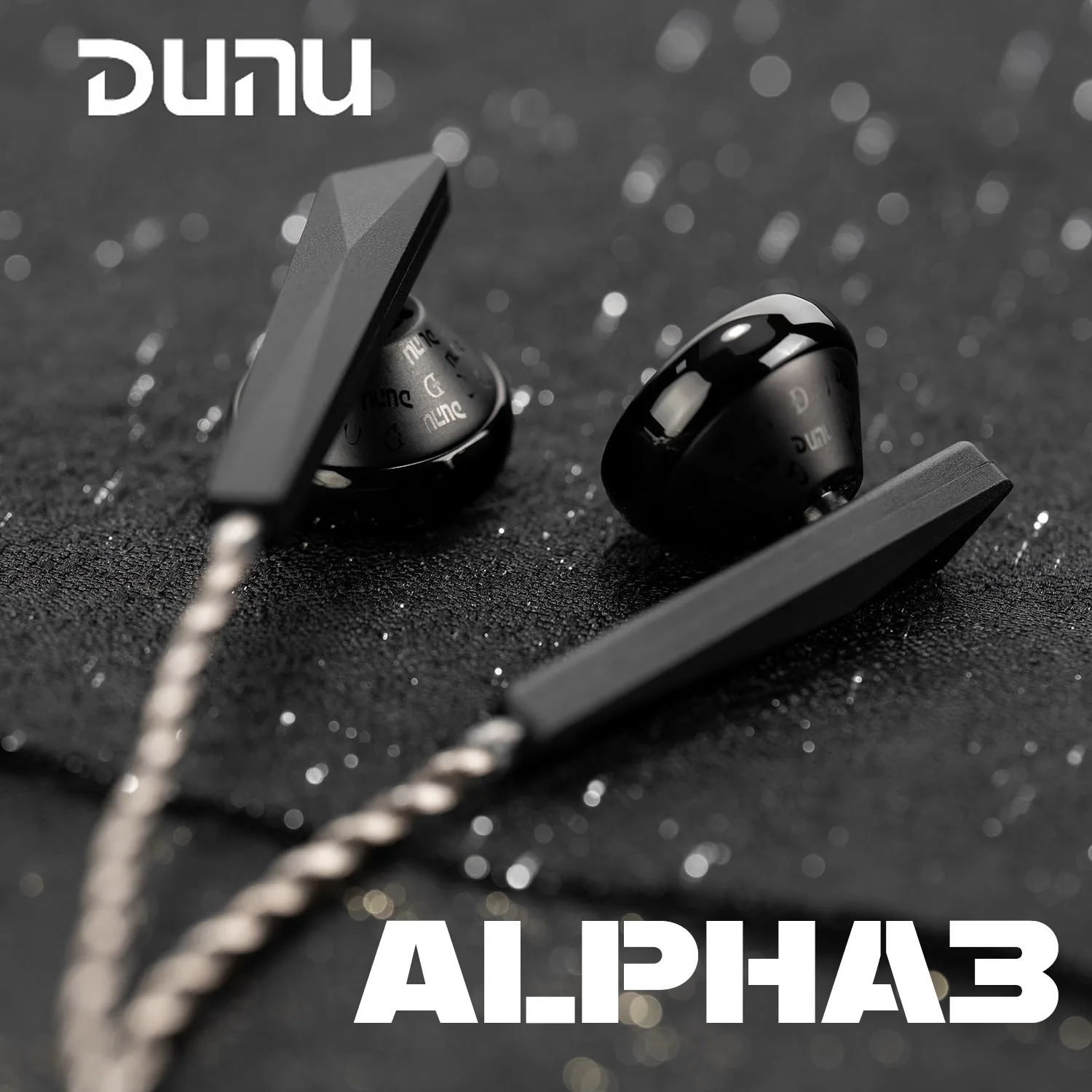 

DUNU Alpha3 / Alpha 3 флагманские Плоские наушники-вкладыши 14,2 мм Динамический драйвер Внутриканальные наушники HiFi музыкальные наушники