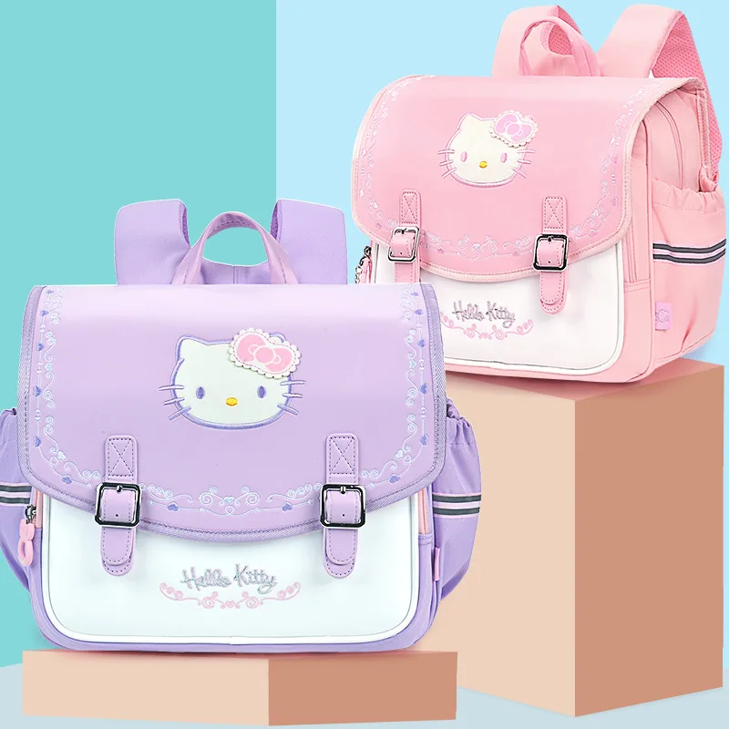 Hello Kitty Schoolbag Primary School Girl Girl Children's Spine Protection Breathable Lightweight Backpack Girl