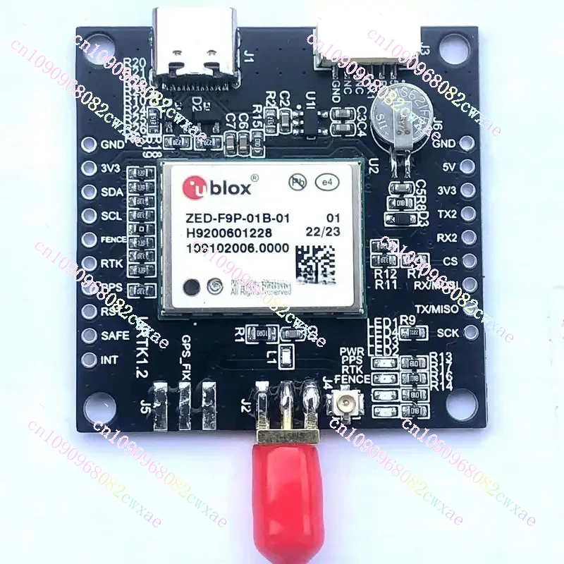 ZED-F9P-01B-01 Отличная плата GNSS работает последовательный I2C ESP32 с управлением и SPI UM980