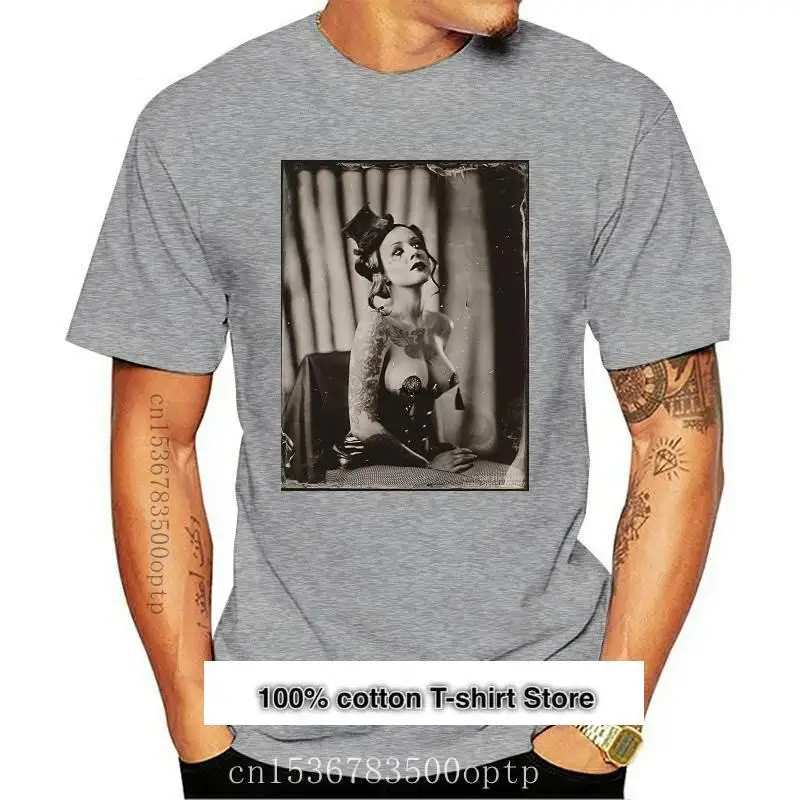 

Camiseta Vintage de circo para hombres y mujeres, camisa con tatuaje de foto, Burlesque, Sideshow, Freak, regalo