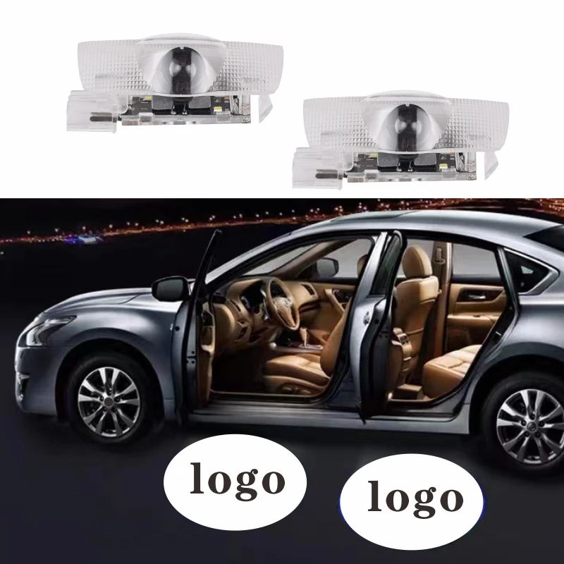 

2pcs LED Car Logo Door Welcome Light Projection Laser Projector Lights for Toyota Camry Reiz Prado Prius Highlander Avalon Crown