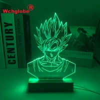 wooden acrylic led night light anime colors change japanese cartoon figure dbz for kids child bedroom decor remote lamp gift