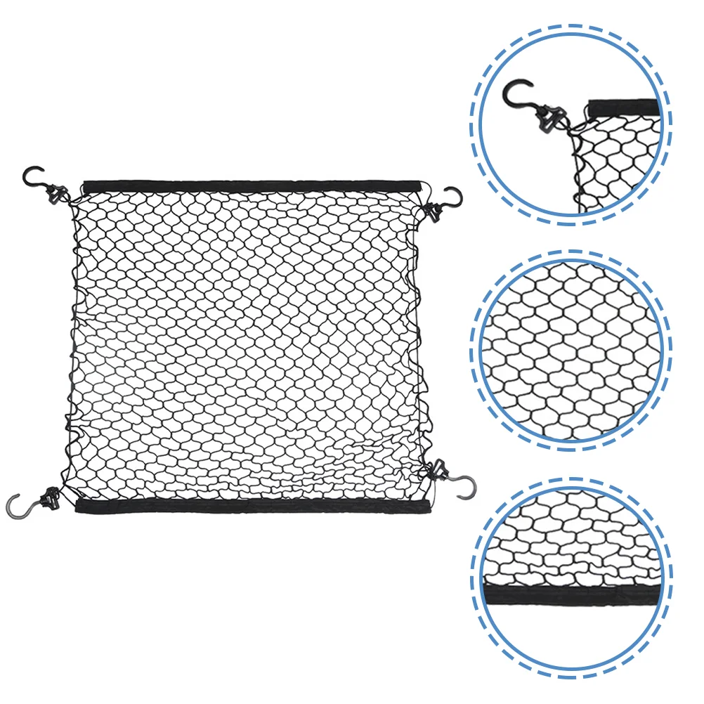 

Elastic Cargo Net Camping Wagon Luggage Cover Cart Guard Supplies Camper Trolley Garden Adjustable Heavy Duty