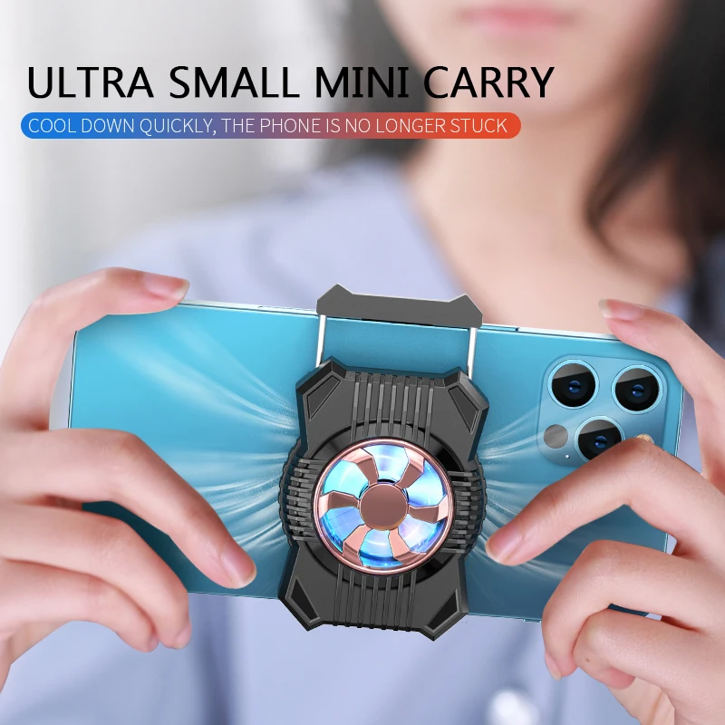 

Cooling Artifact Cooling Fans Gaming Phone Cooler Cell Phone Cool Heat Sink Mobile Phone Radiator Mini Mobile Phone Stand
